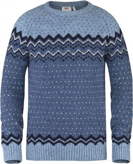 Fjällräven Övik Knit Sweater Herre Blueberry-0