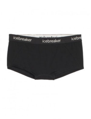 Icebreaker Womens Sprite Hot Pants Black/Black
