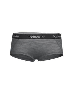 Icebreaker Womens Sprite Hot Pants Gritstone Hthr/Black