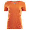 Aclima LightWool T-shirt, Woman Orange Popsicle-0