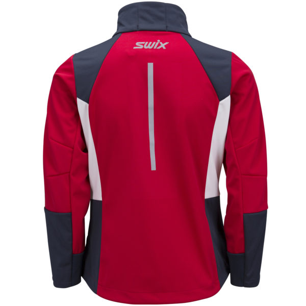 Swix Steady jacket Jr (Swix red) langrennsjakke junior-34035