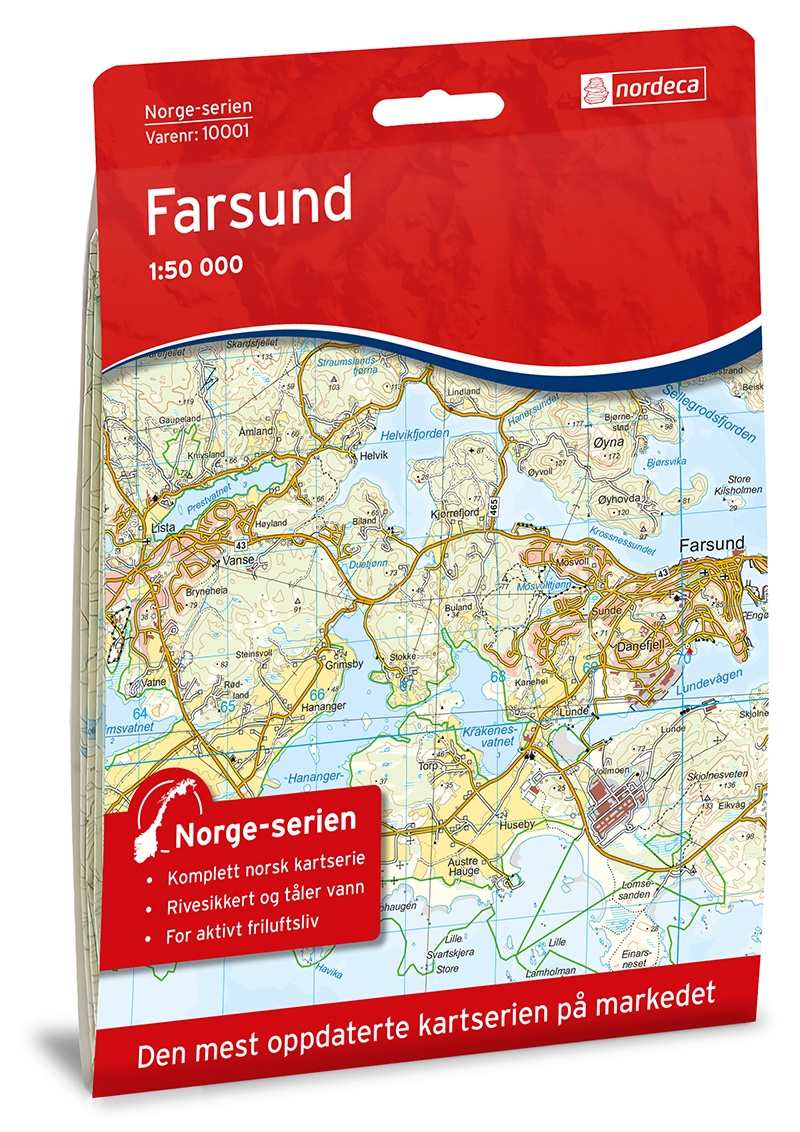 Norge-serien FARSUND 1:50 000-0