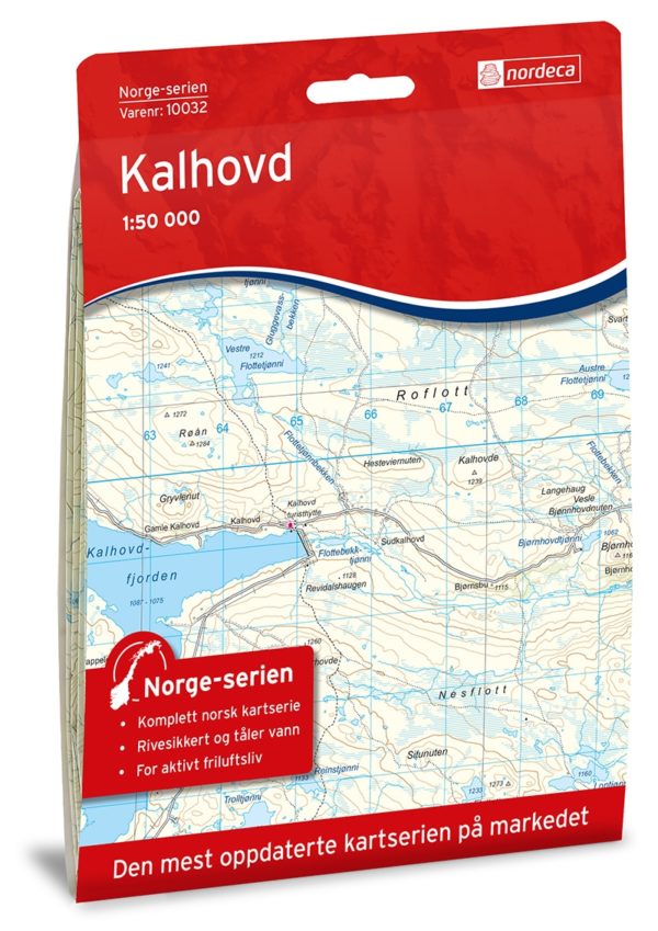 Norge-serien KALHOVD 1:50 000-0