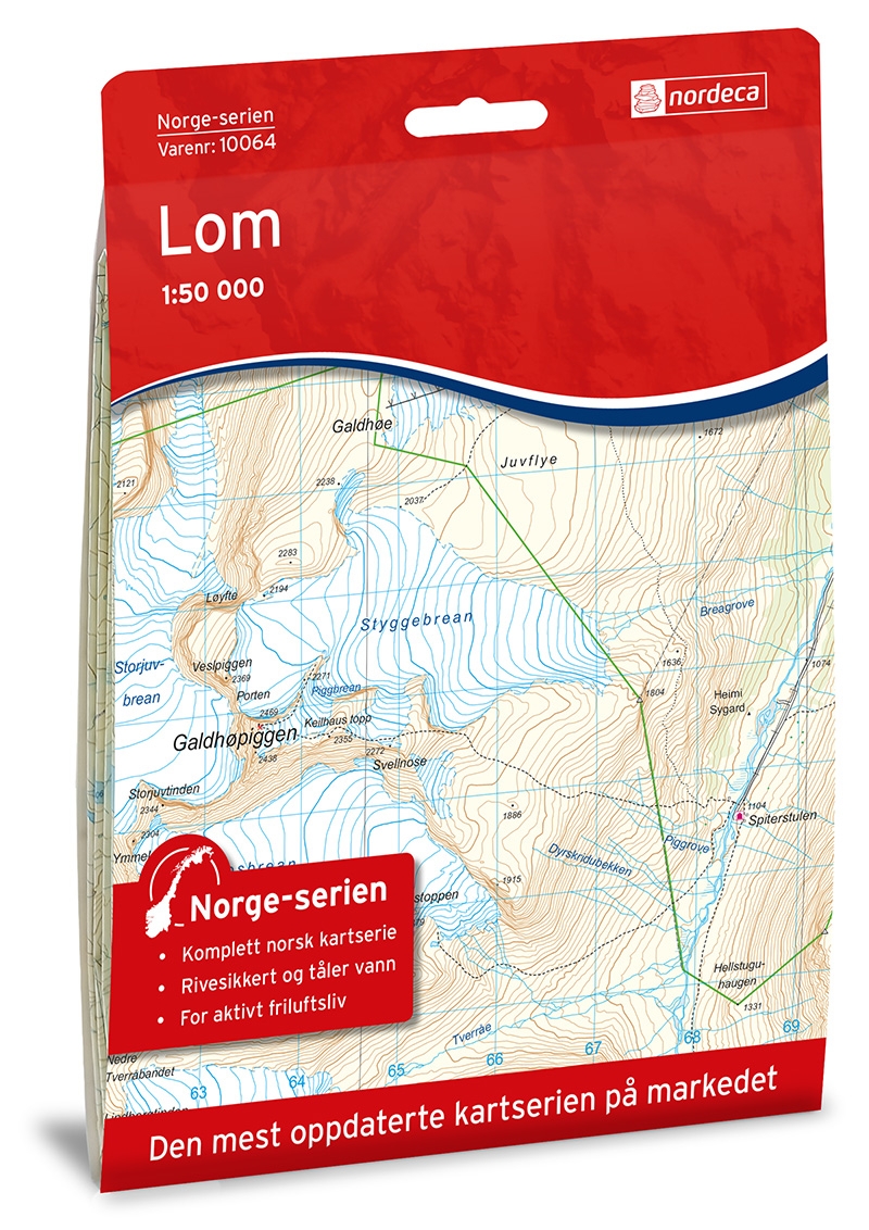 Norge-serien LOM 1:50 000-0