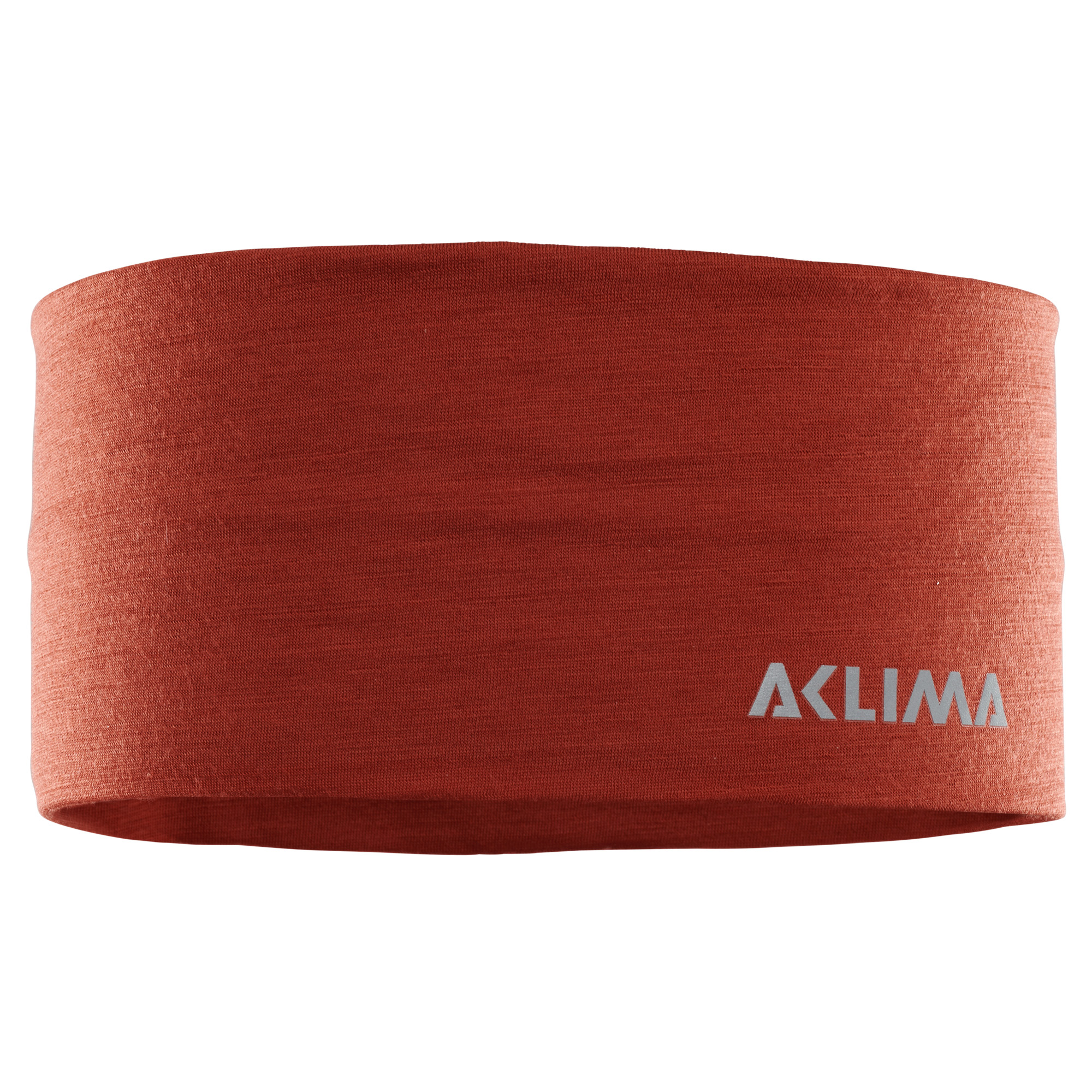 Aclima Lightwool Headband Red Ochre