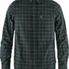 Fjällräven Övik Flannel Shirt M (Dark Grey) flanellskjorte herre-0