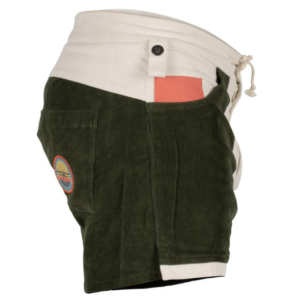Amundsen 5incher Concord Shorts Mens (Natural/Olive)-69703