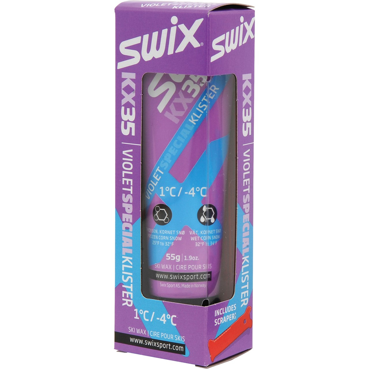 Swix KX35 Violet Spec.Kliste +1C/-4C-0