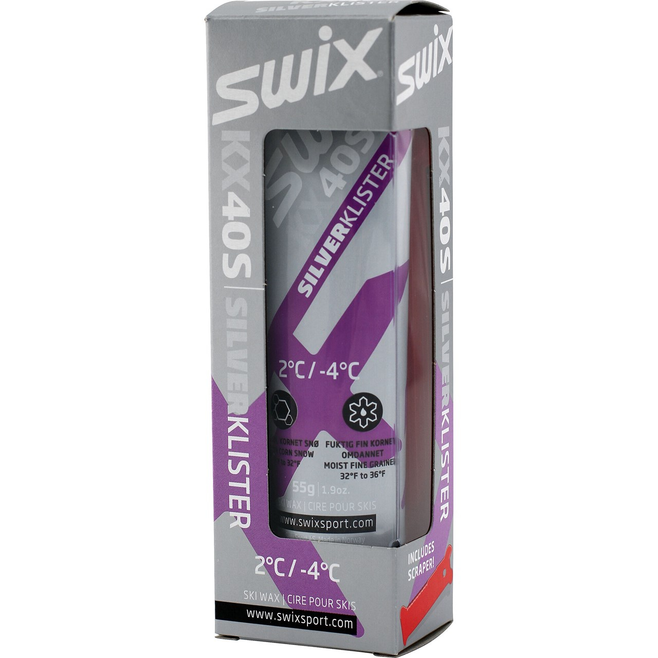 Swix KX40S Silver Klister, -4C to 2C-0