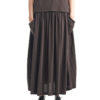 Icebreaker W Cool-Lite Long Skirt (Ebony) dame-70971