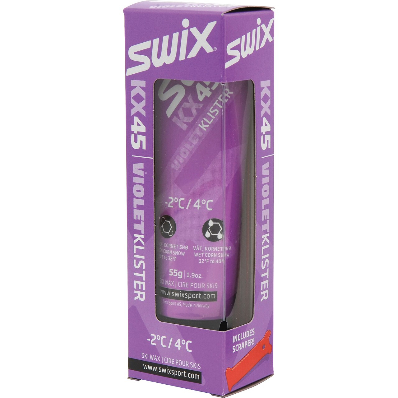 Swix KX45 Violet Klister, -2C to 4C-0