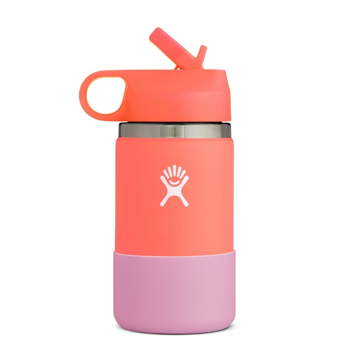Hydro Flask 12 OZ Kids Wide Straw Lid & Boot (Hibiscus)-0