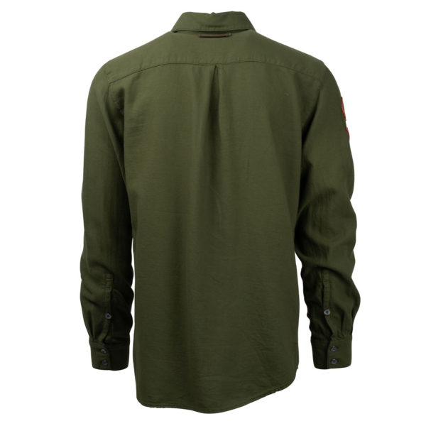 Amundsen Flannel Shirt Mens (Olive)-71108