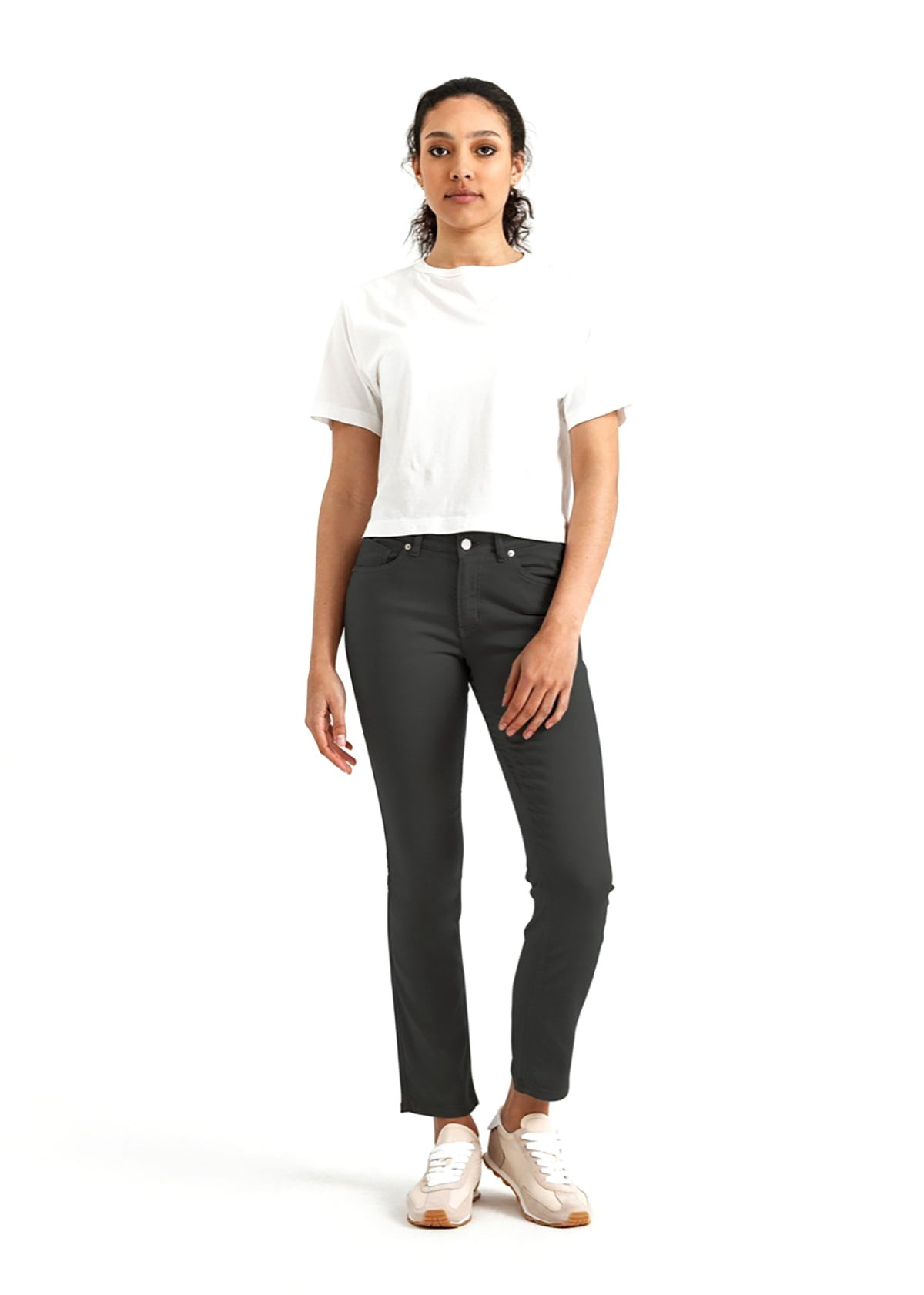 Duer No Sweat Pant Skinny Slate dame (5)