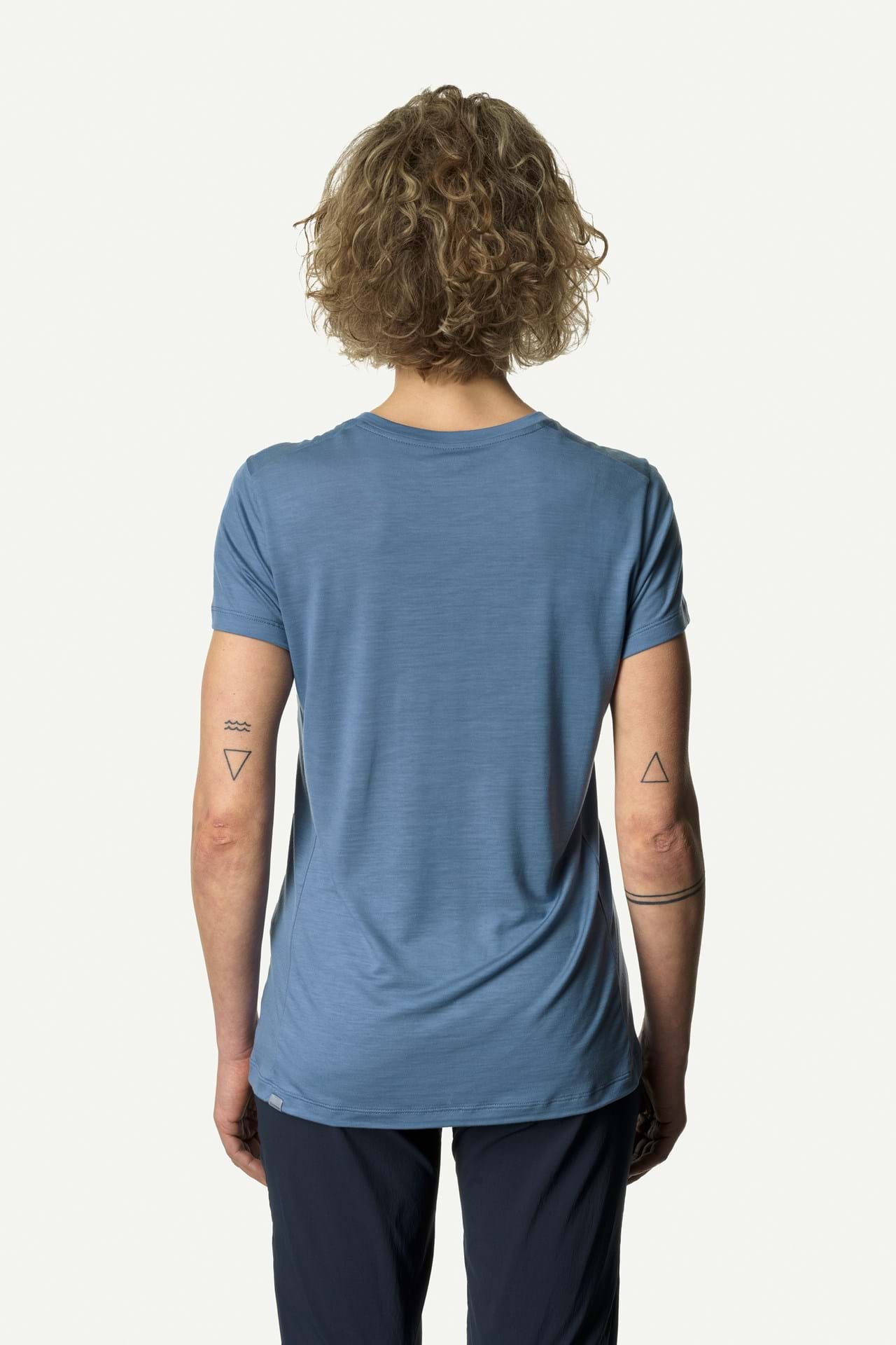 Houdini Womens Tree Tee True Blue - PlatouSport