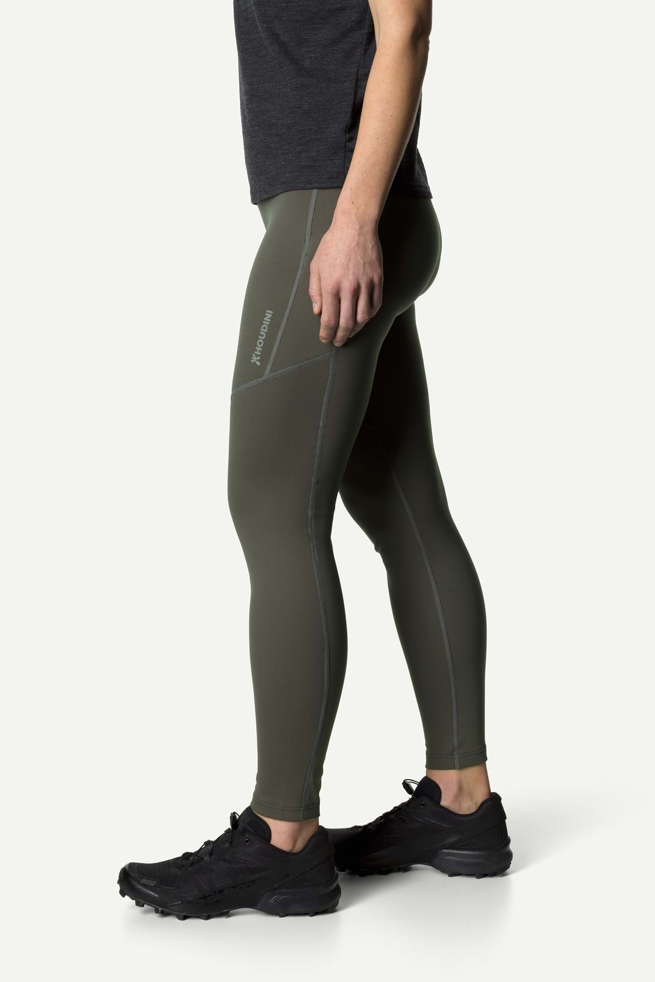Houdini W´S Adventure Tights Baremark Green (1)