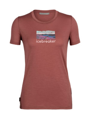 Icebreaker Womens Tech Lite Ii Ss Tee Trailhead Grape