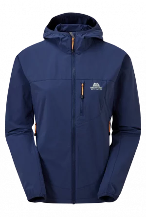 Mountain Equipment Echo Hooded Wmns Jacket Medieval Blue dame
