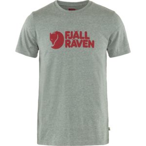Fjällräven Logo T-Shirt Mens Grey Melange