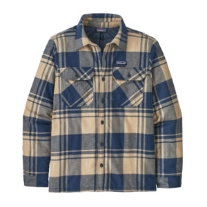 Patagonia  M´S Insulated Organic Cotton Mw Fjord Flannel Shirt Live Oak