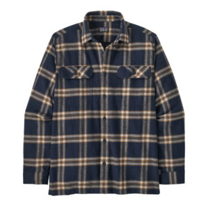 Patagonia  M´S L/S Organic Cotton Mw Fjord Flannel Shirt New Navy herre