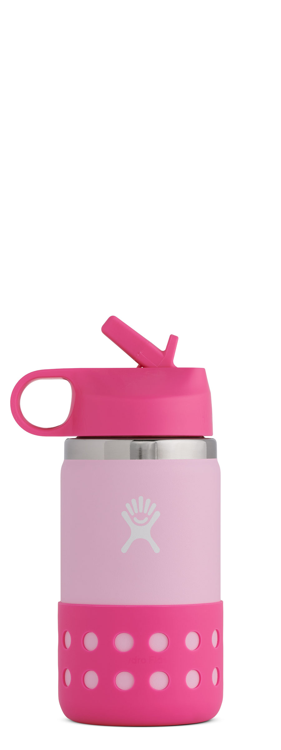 Hydro Flask 12 Oz Kids Wide Mouth Straw Lid & Boot Plumeria