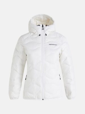 Peak Performance Womens Helium Down Hood Jacket Offwhite