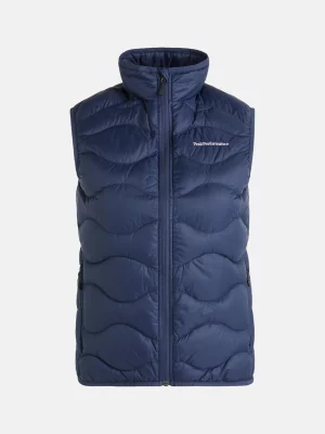 Peak Performance Womens Helium Down Vest Blue Shadow