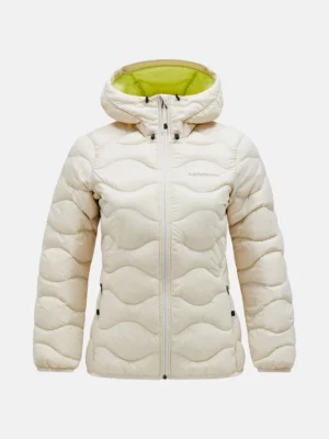 Peak Performance Womens Helium Down Hood Jacket Sand Fog
