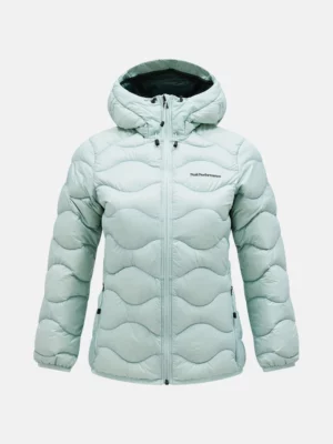 Peak Performance Womens Helium Down Hood Jacket Delta Green