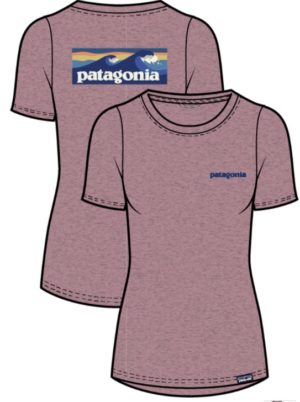 Patagonia Womens Cap Cool Daily Graphic Shirt - Waters Boardshort Logo