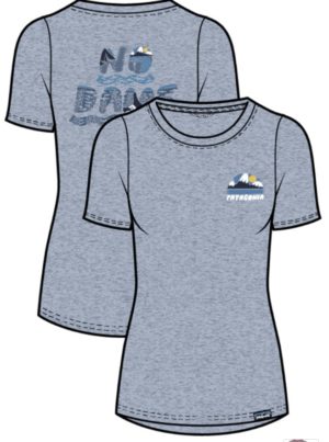 Patagonia Womens Cap Cool Daily Graphic Shirt - Waters No Dams Orca: S
