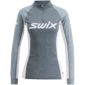 Swix Racex Bodyw Halfzip Womens Dark Fog/Fog