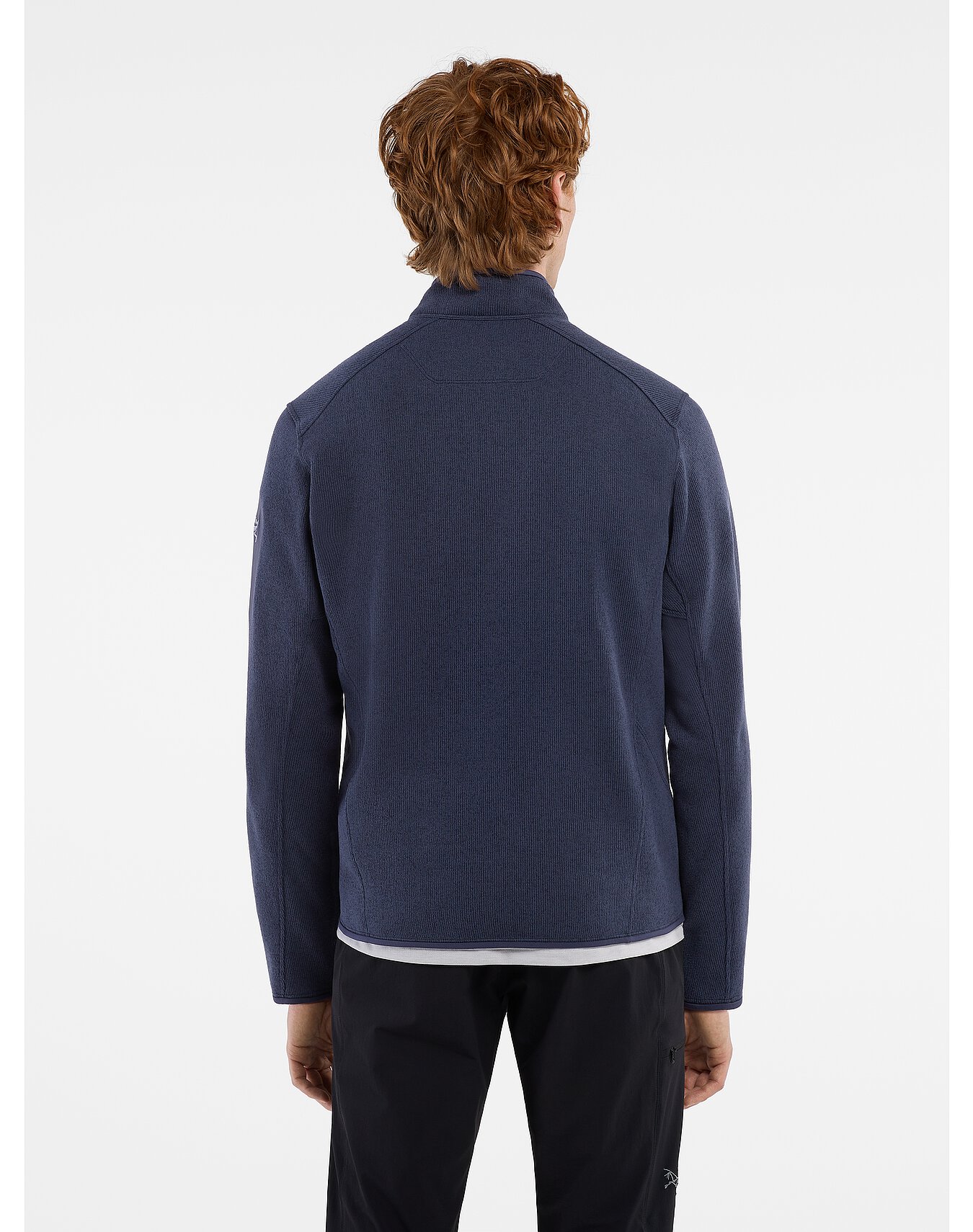 Arc'teryx Covert Cardigan Mens Black Sapphire Heather PlatouSport