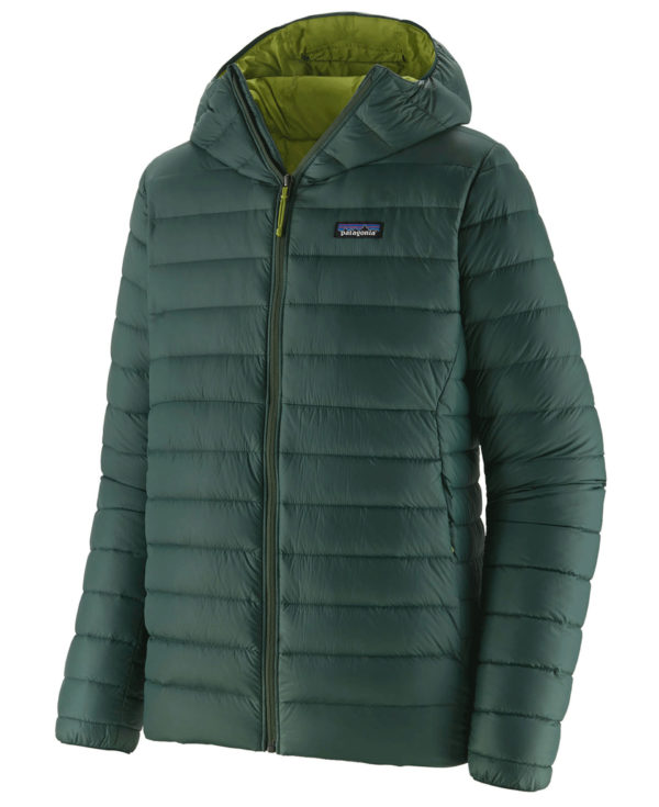 Patagonia Mens Down Sweater Hoody Pinyon Green PlatouSport