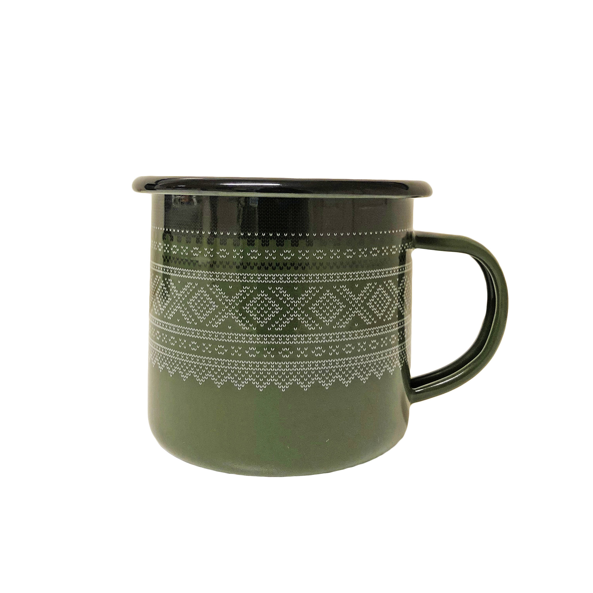 Eyepoc Emaljert Krus Stort 350 Ml. Mariusmønster Grønn