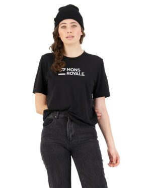 Mons Royale Icon Relaxed Tee Womens Black