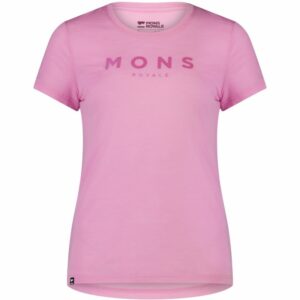 Mons Royale Icon Tee Womens Pop Pink