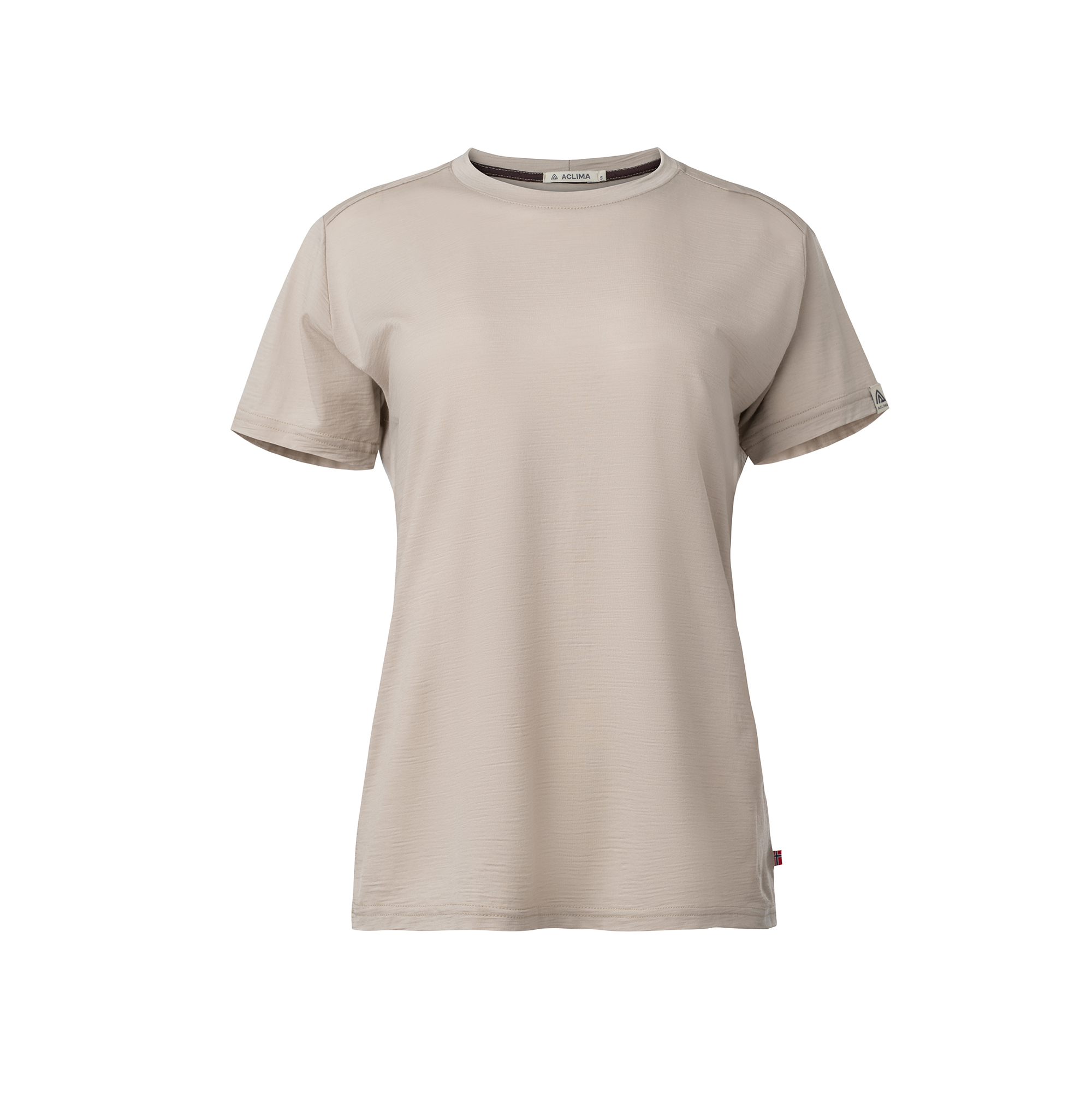 Aclima Lightwool 180 Classic Tee Womens Simply Taupe