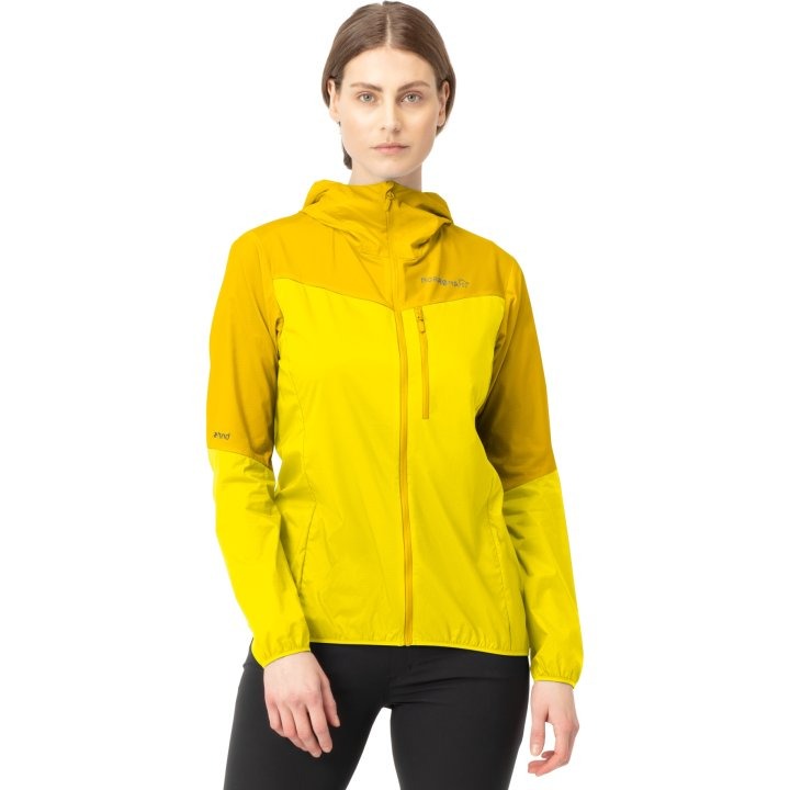 Norrøna falketind aero60 Hood W's Sulphur/Blazing Yellow Norrøna falketind aero60 Hood W's Sulphur/Blazing Yellow