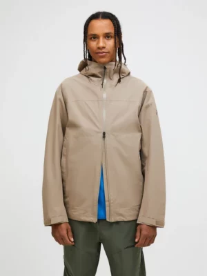 Peak Performance Mens Treeline Shell Jacket Avid Beige