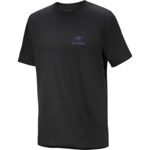 Arc'teryx Kragg Sl Cotton Bird Word Ss Mens Black / Electra
