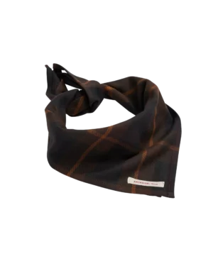 Amundsen Field Bandana Hunter Brown Checks