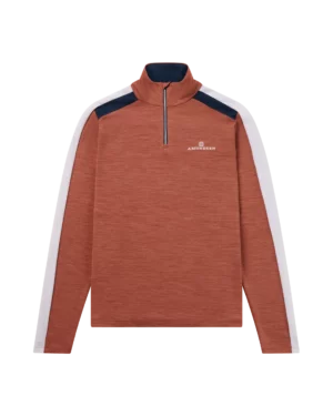 Amundsen 5mila Half Zip Womens Terra Red/Stripe