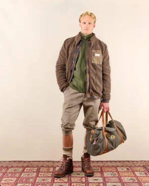 Amundsen Heroes Wool Fleece Jacket Mens Cowboy