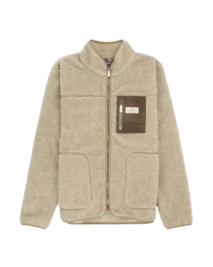 Amundsen Heroes Wool Fleece Jacket Mens Natural