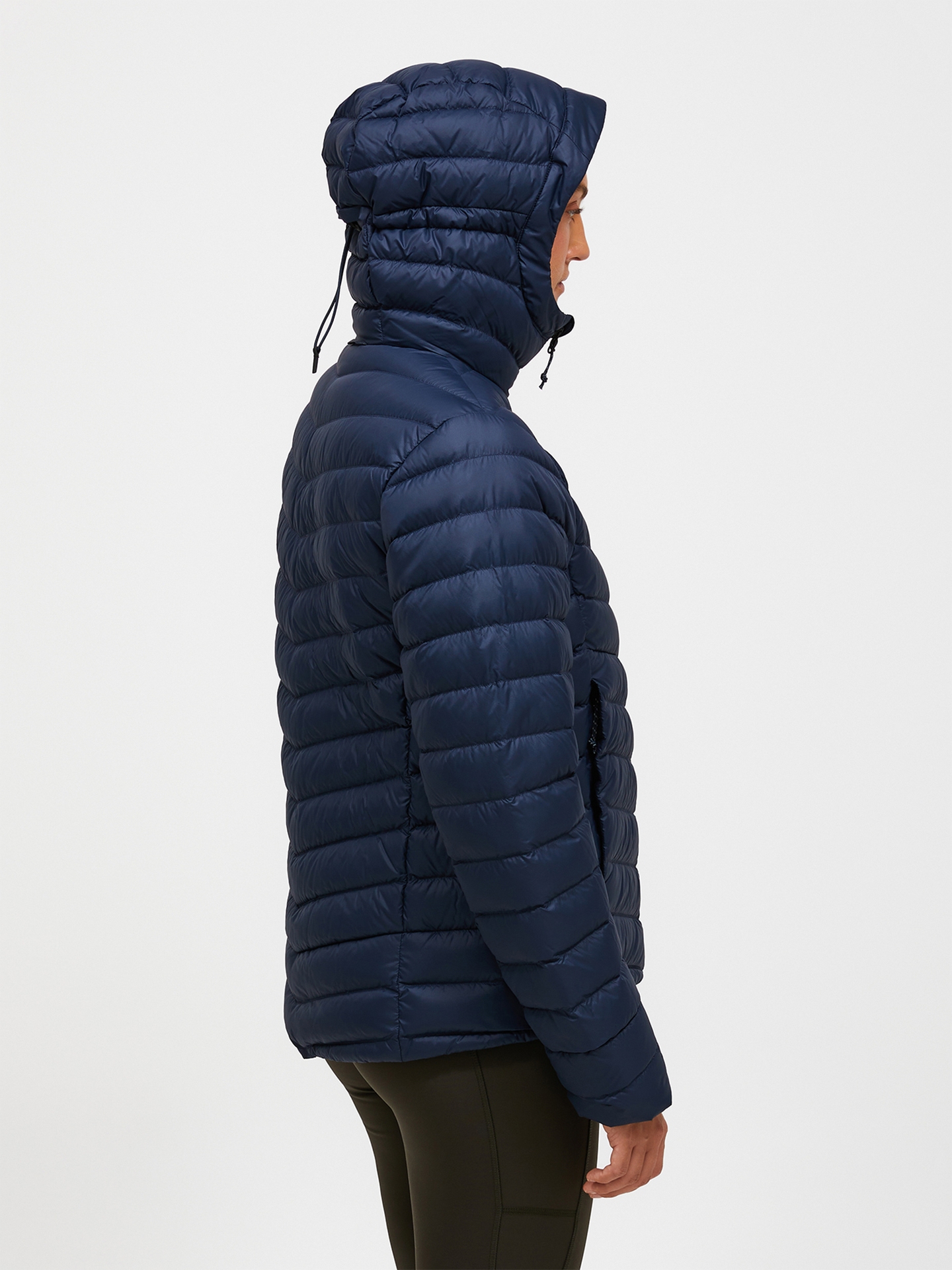 Peak Performance Womens Frost Down Hood Jacket Blue Shadow - Bilde 6
