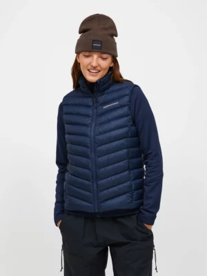 Peak Performance Womens Frost Down Vest Blue Shadow