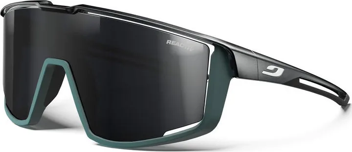 Julbo Fury Shiny Translucent Black/Matt Green, REACTIV 0-3