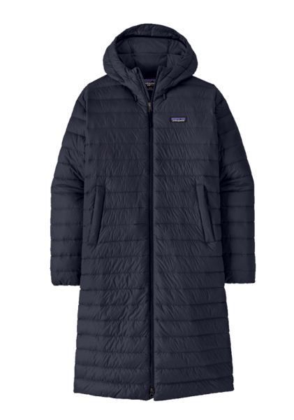 Patagonia Womens Recycled Down Sweater Parka Sunken Blue